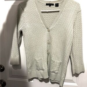 Ribbed Mint green cardigan